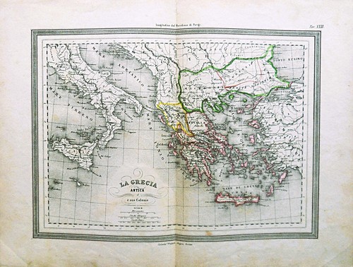 Mappa geografica grecia antica - mappa,