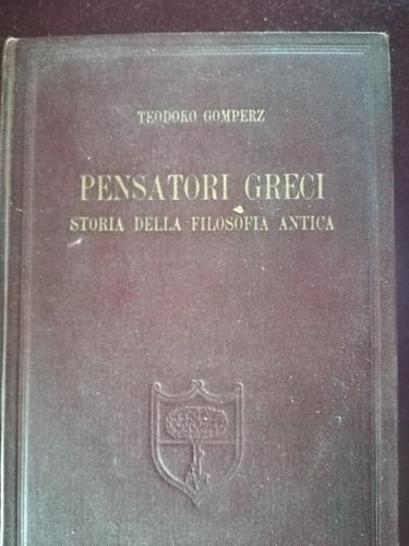 Pensatori greci storia della