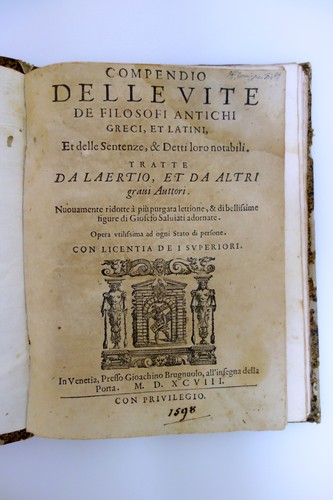 Compendio delle vite dei - delle,