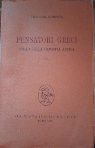 Pensatori greci storia della - storia,